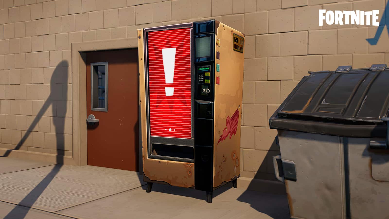 A Malfunctioning Vending Machine in Fortnite