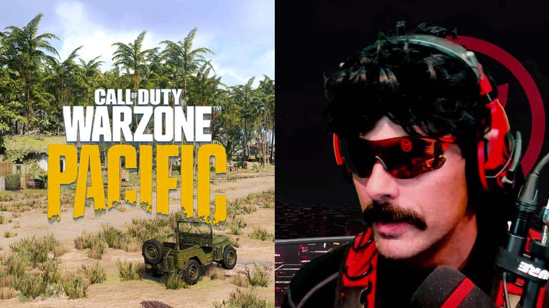 Warzone Pacific next to Doc streaming