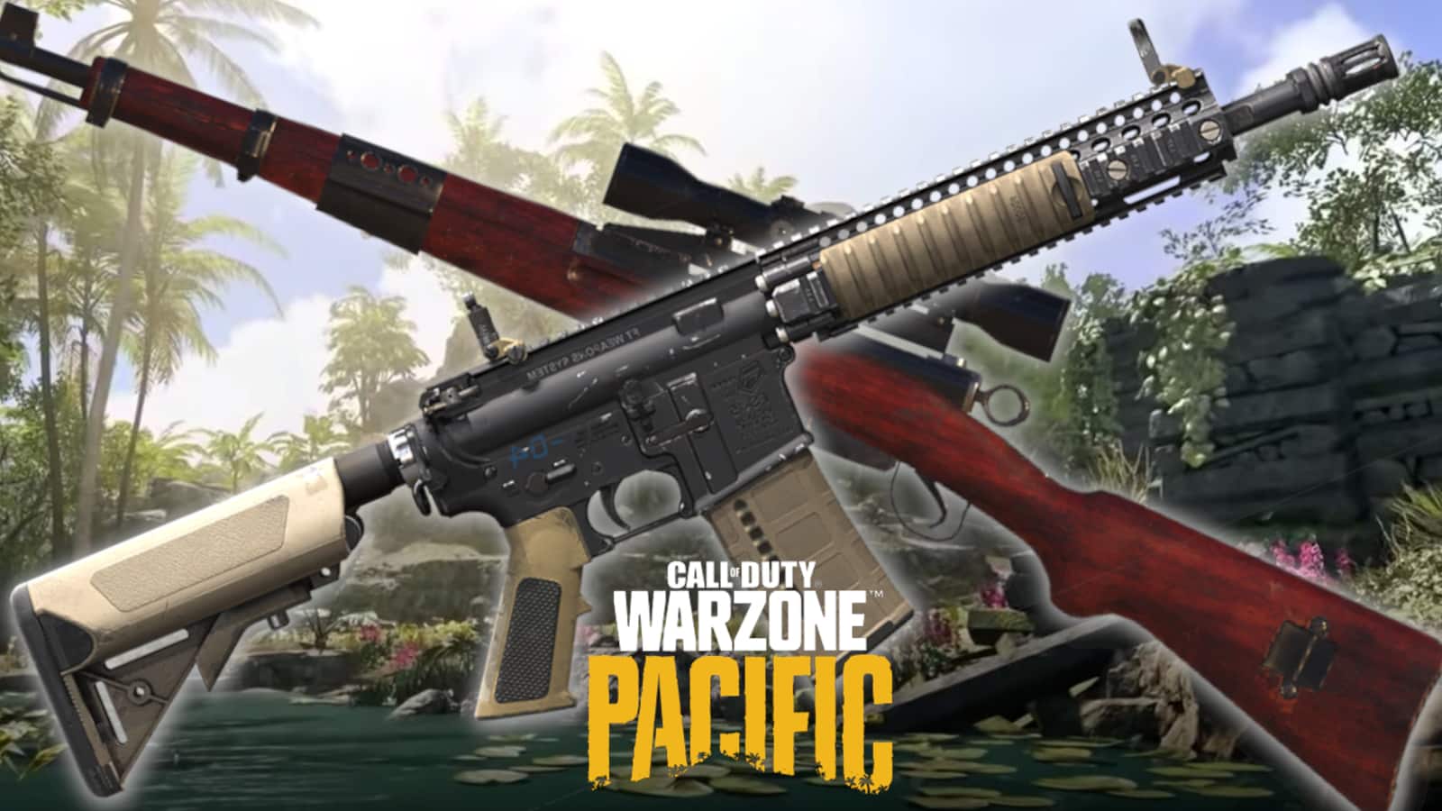 call of duty warzone pacific m4a1 swiss k31