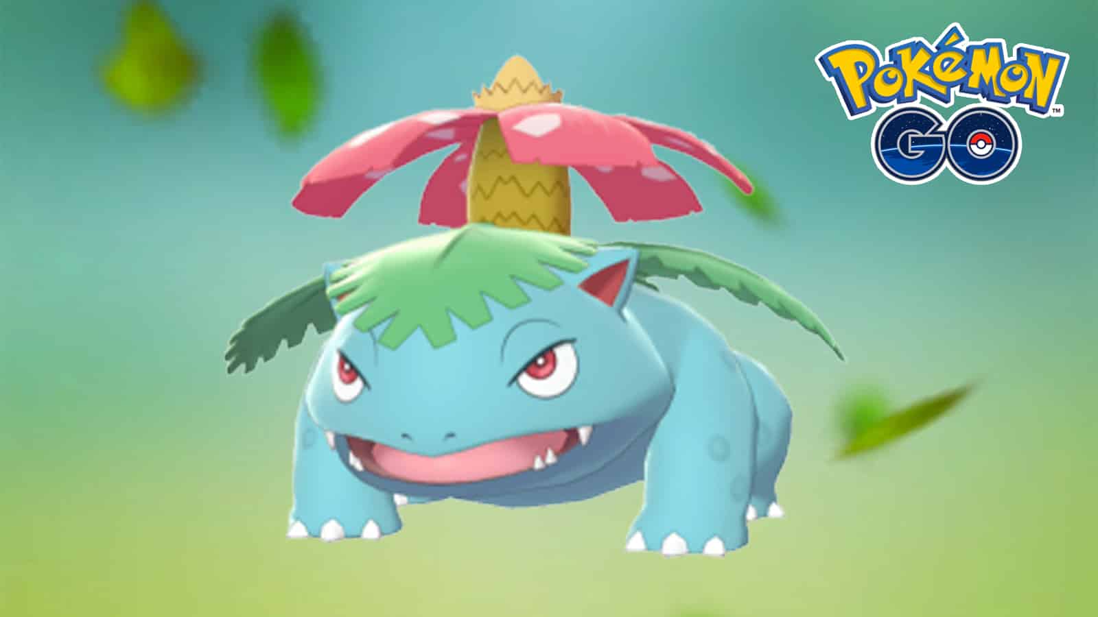 Venusaur appearing with its best moveset in Pokemon Go