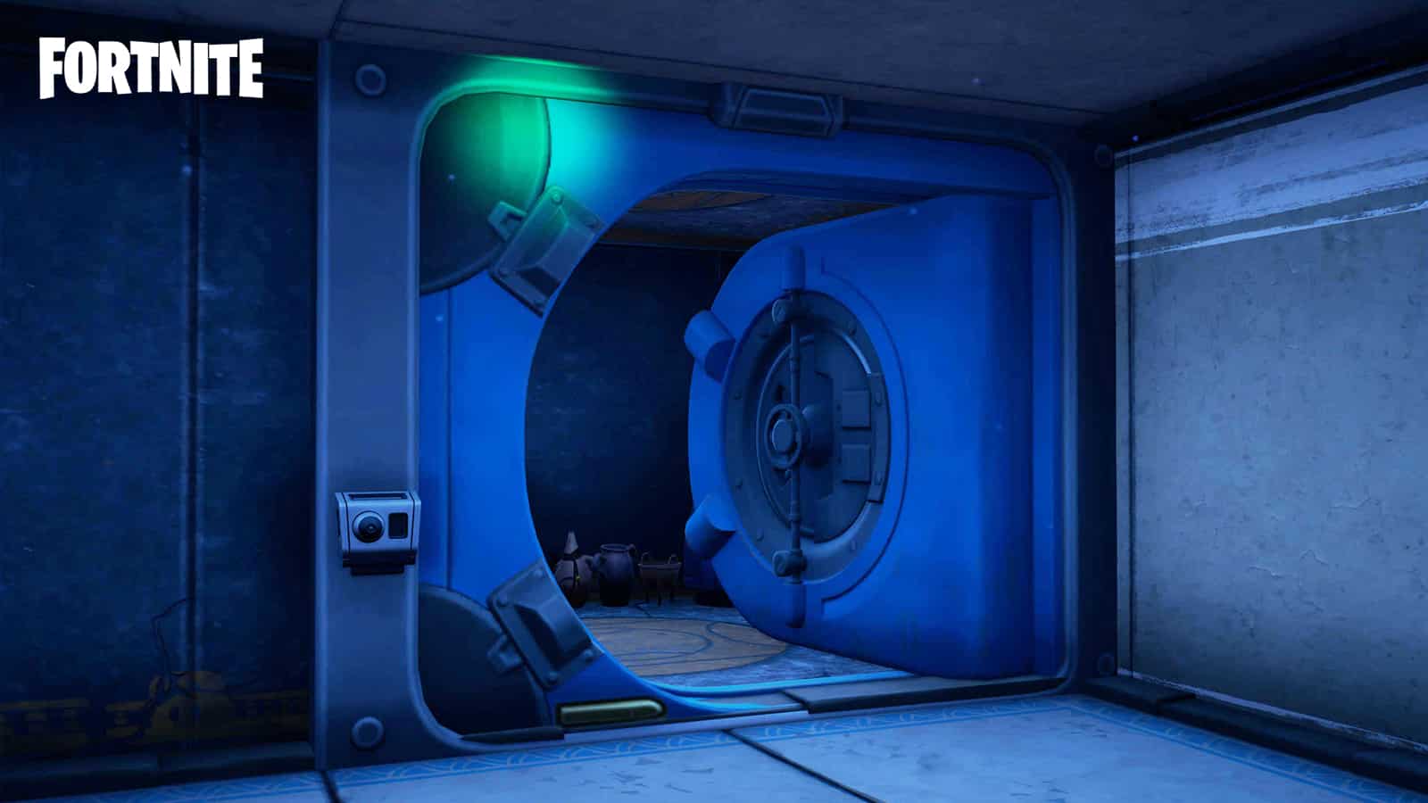 A Vault at a Seven Outpost location in Fortnite