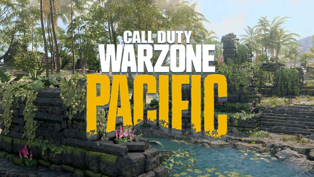 Caldera with Warzone Pacific Logo on top