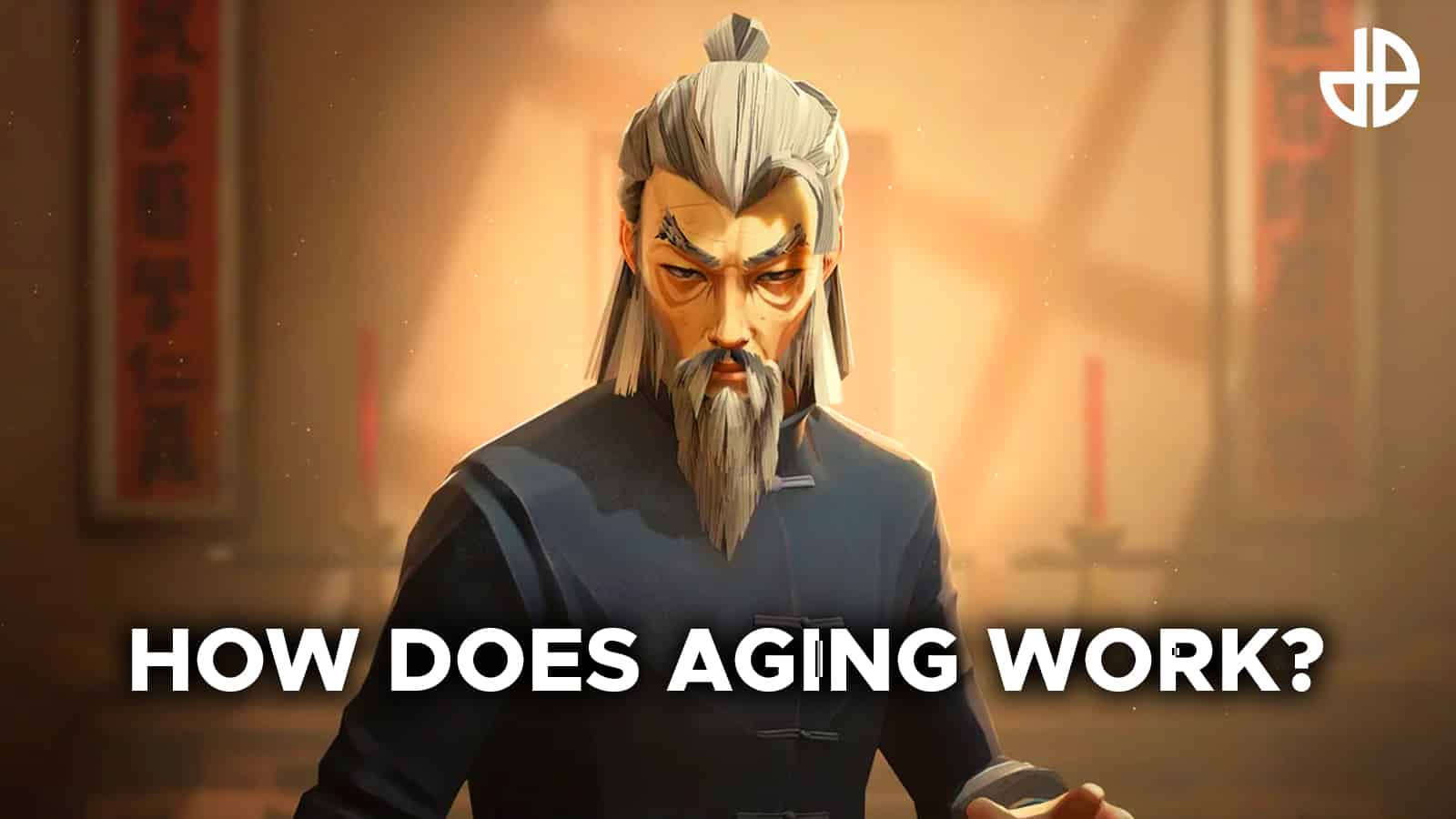 An image of Sifu's character aging