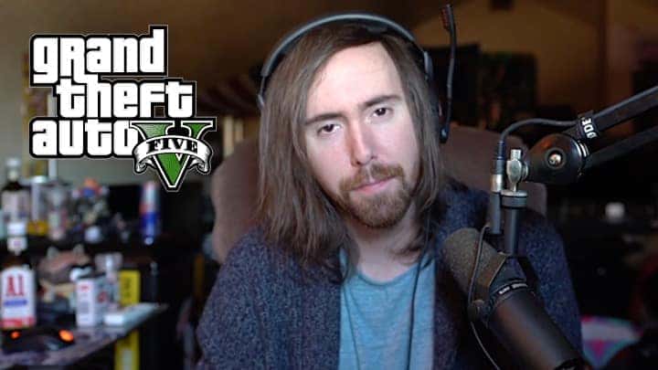asmongold on twitch with gta rp logo