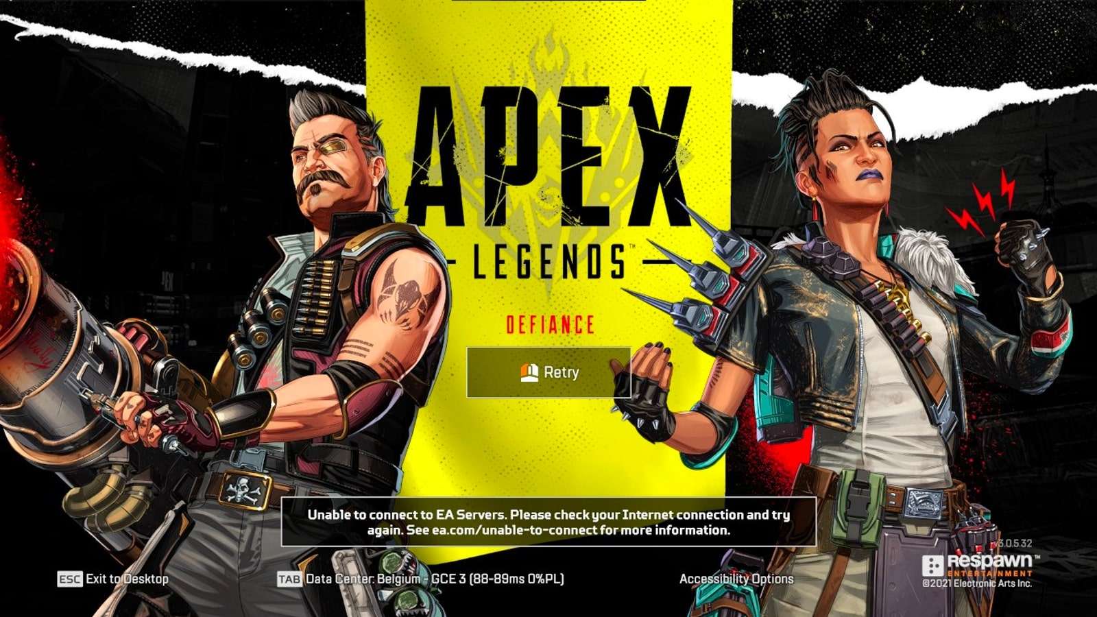 Apex Legends Season 12 server down
