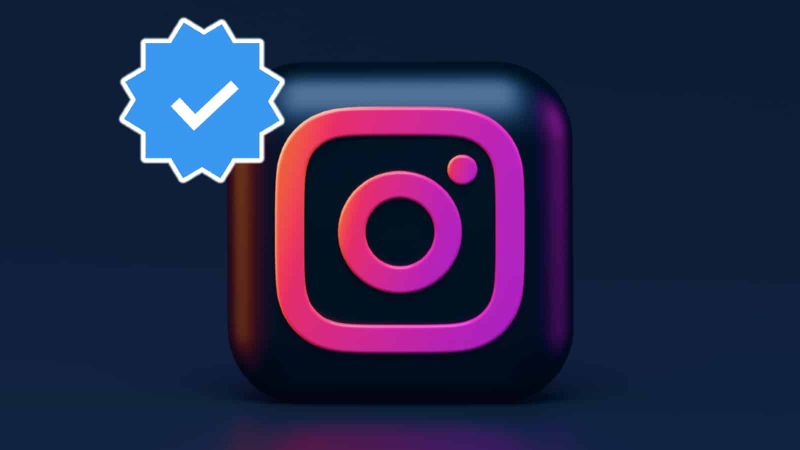 Verified tick on Instagram logo