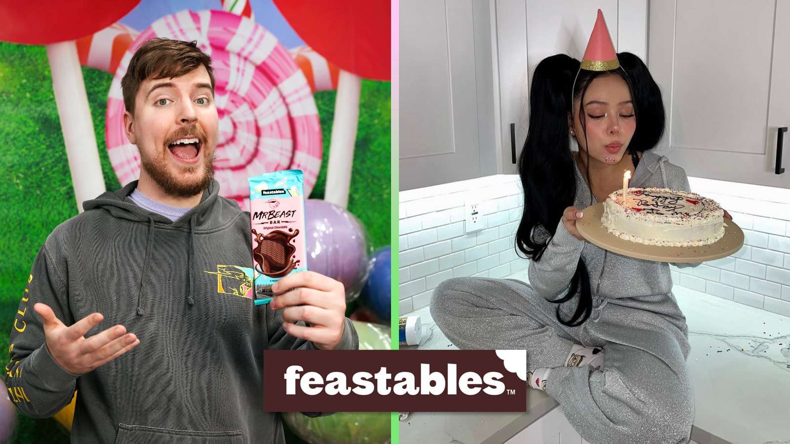 MrBeast surprises Bella Poarch with new 'Feastables' bike for her birthday