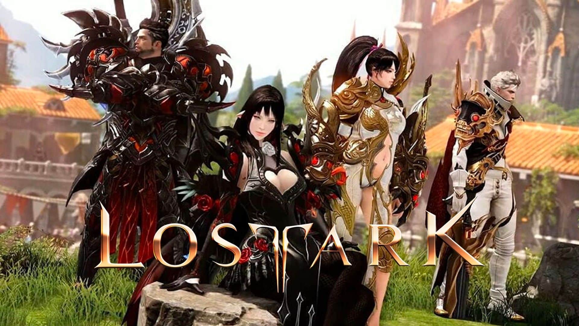 Lost Ark characters gathered together