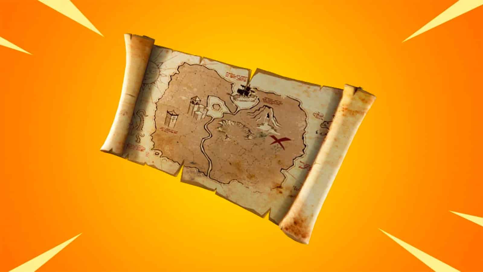 A Buried Treasure Map in the Fortnite 19.30 update
