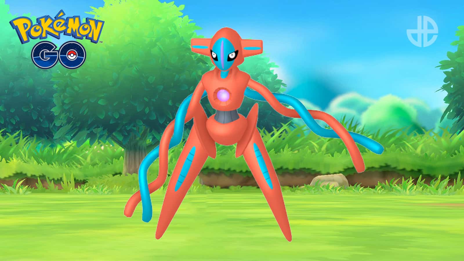 Deoxys normal forme appearing in Pokemon Go Raids