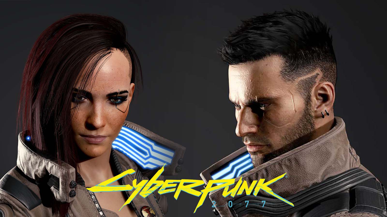 Cyberpunk 2077 male and female V