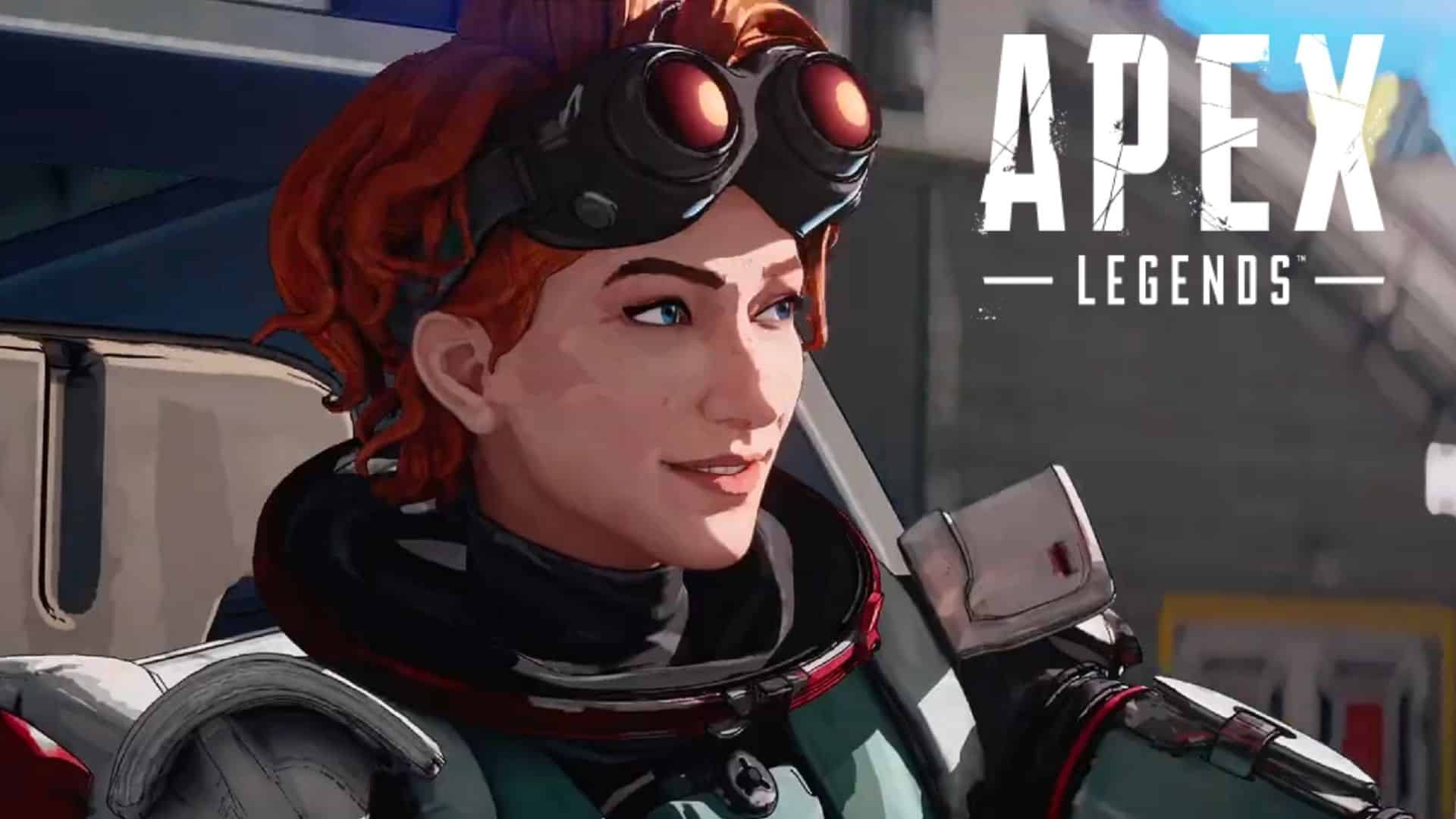 Horizon looking to the right in Apex Legends