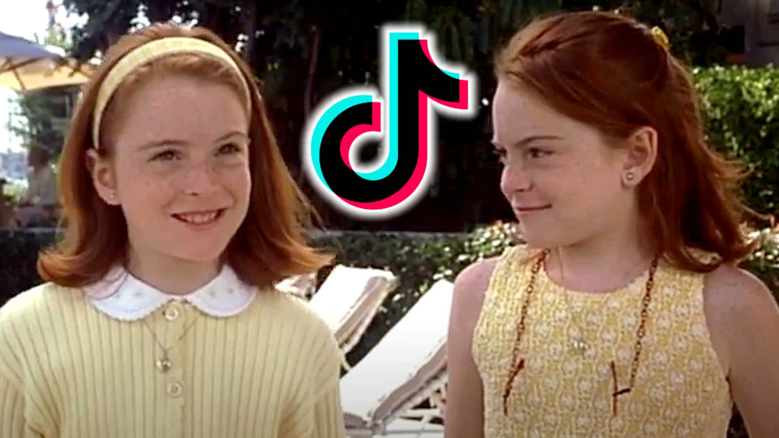 Lindsay Lohan in the parent trap