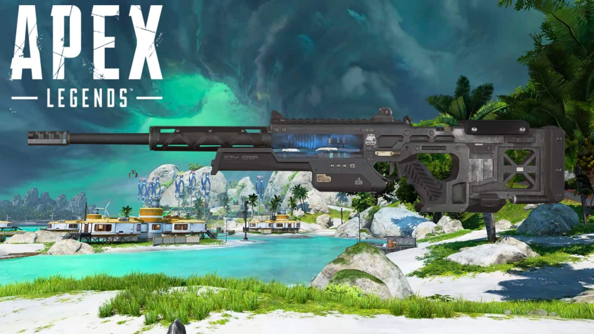Sentinel in Apex Legends Storm Point map