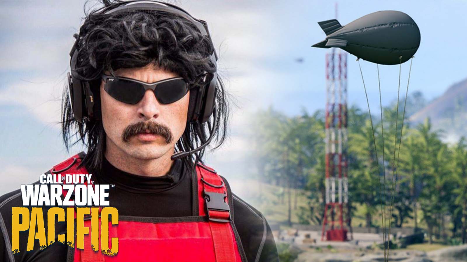 Dr Disrespect and Warzone Redeploy Balloon