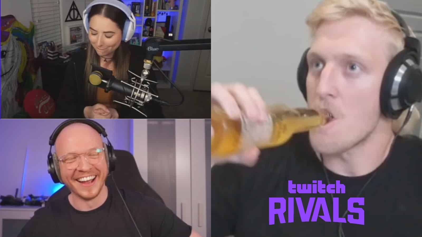 apex drinking beer in twitch rivals interview