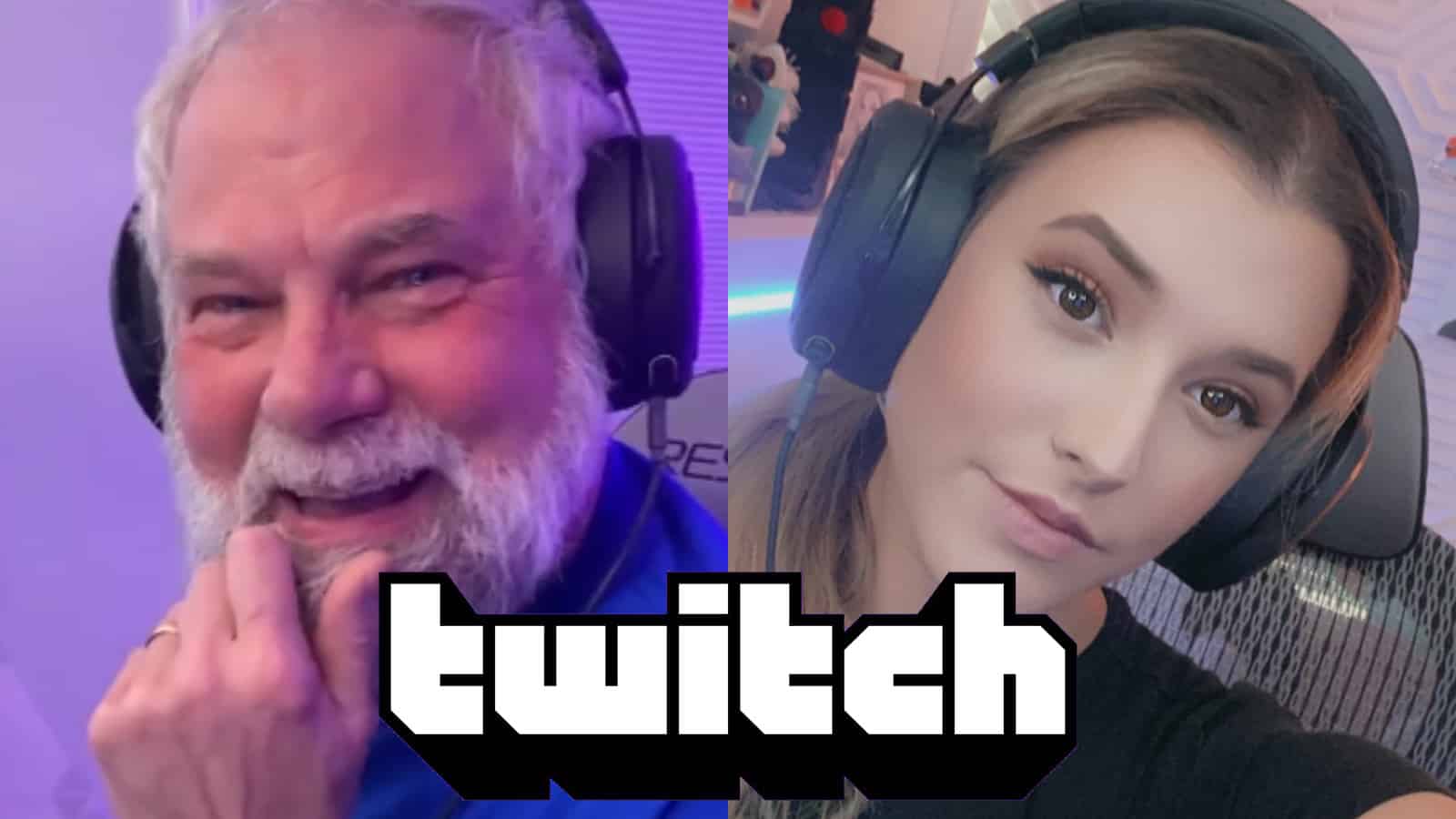 Twitch streamer's dad cries during raid