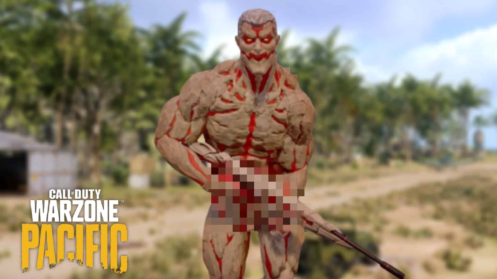 Warzone Naked AoT skin players