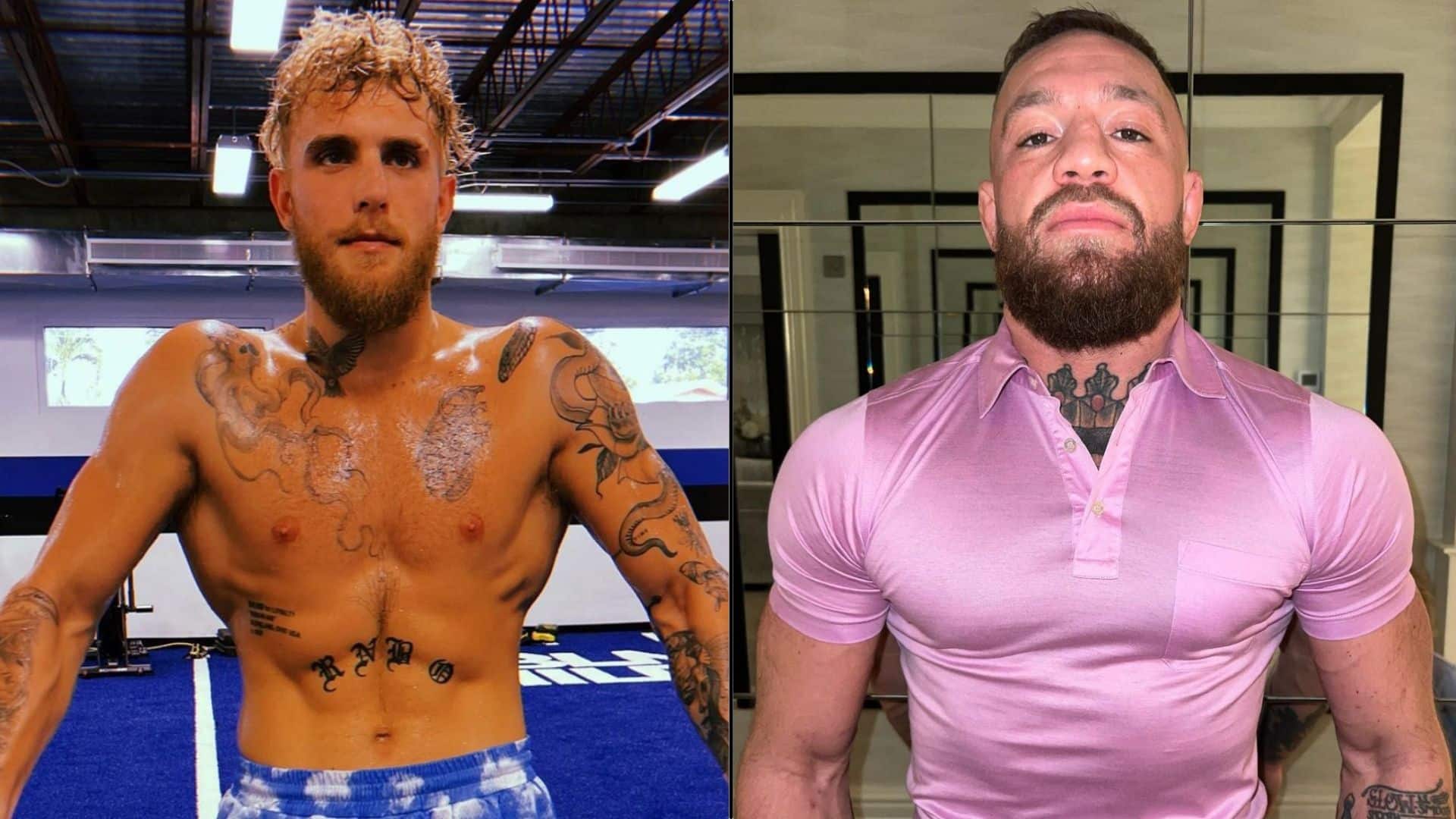 Jake Paul and Conor McGregor side-by-side