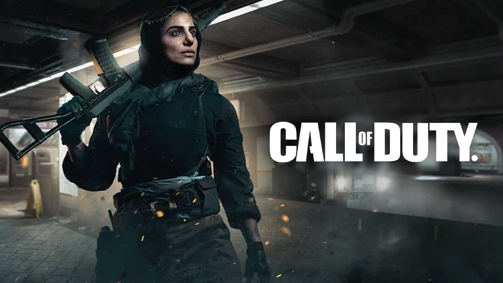 Call of Duty Modern Warfare and Warzone mara with call of duty logo