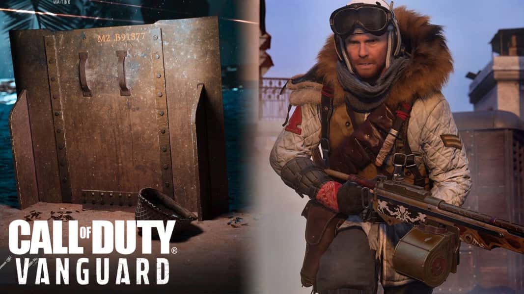 Call of Duty Vanguard Deployable Cover next to character with gun