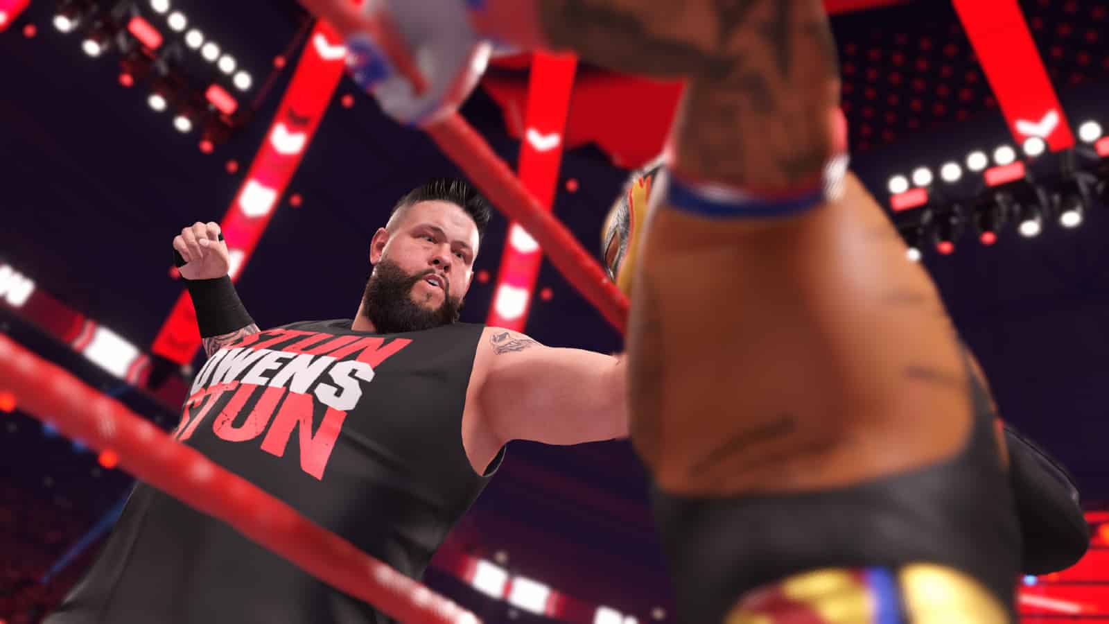WWE 2K22 match