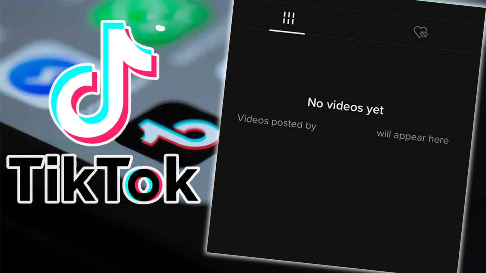 TikTok no videos yet glitch tiktok down outage