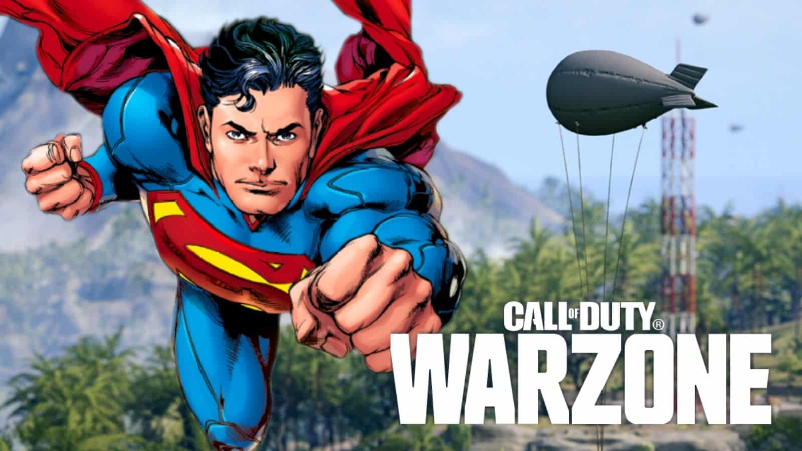 warzone superman next to redeploy balloons