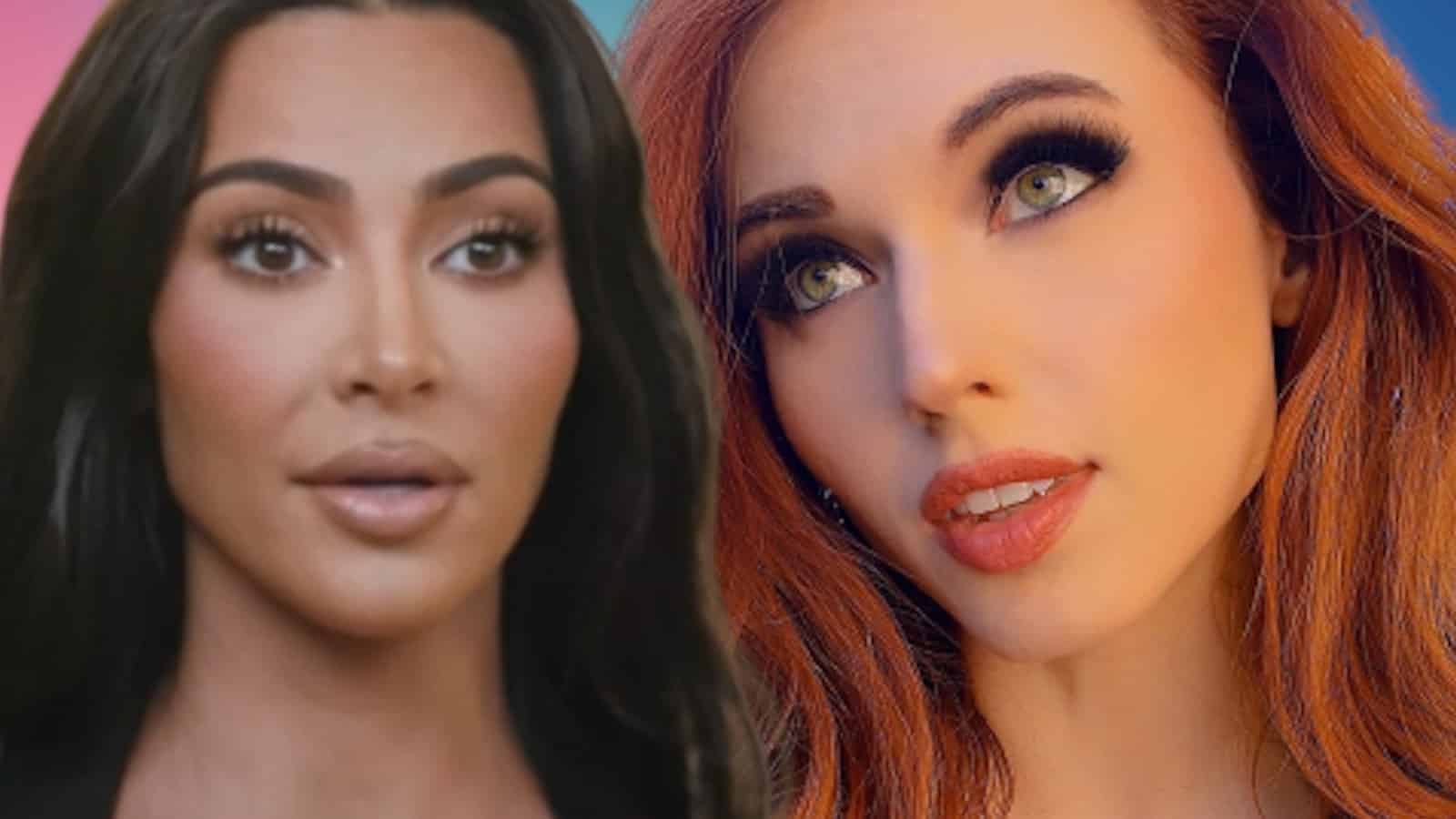 Amouranth defends Kim Kardashian