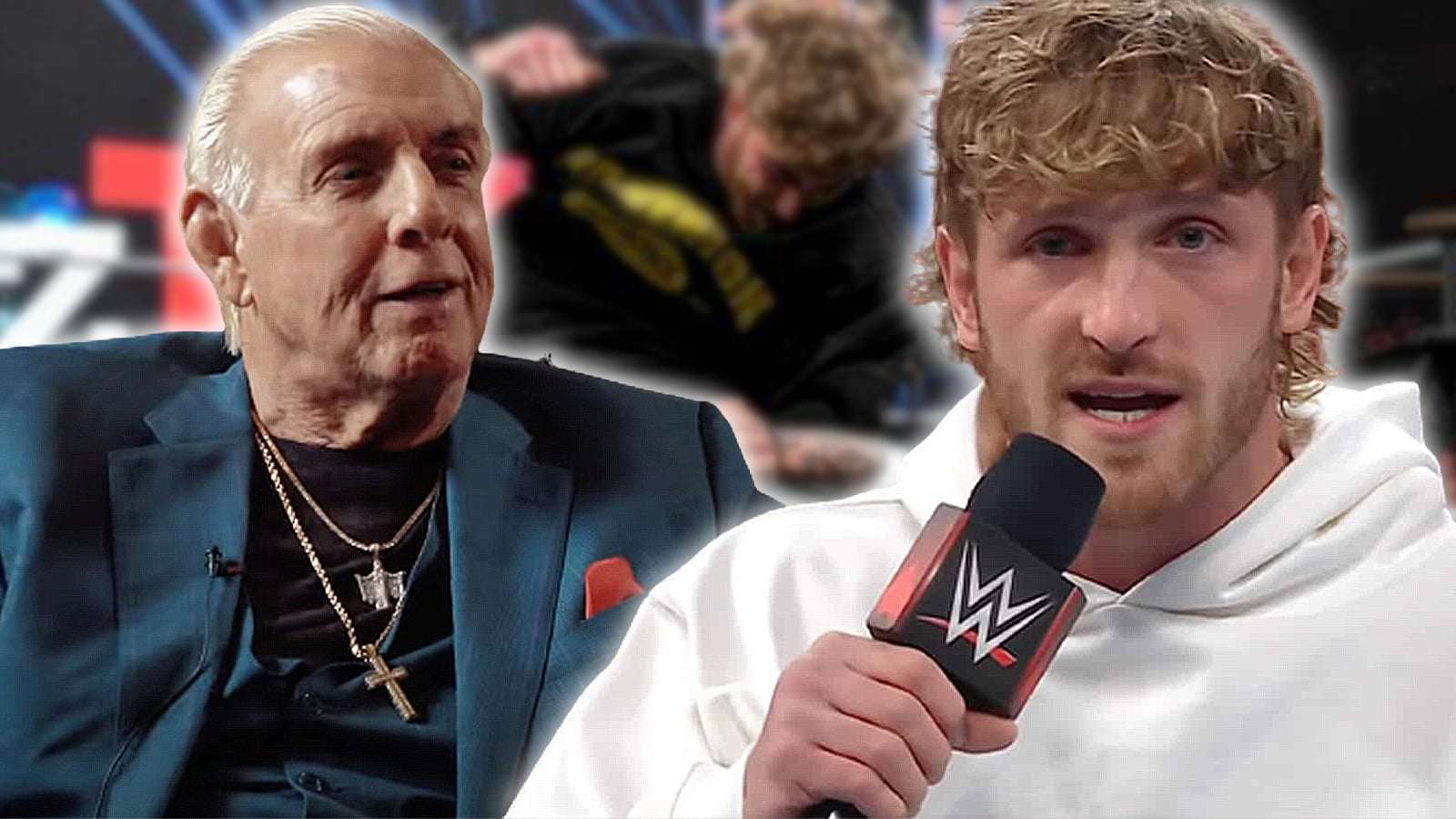 logan paul comments to ric flair about wwe