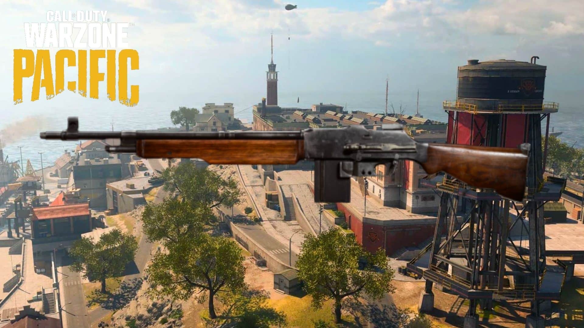 BAR assault rifle on Rebirth island in Call of Duty Warzone