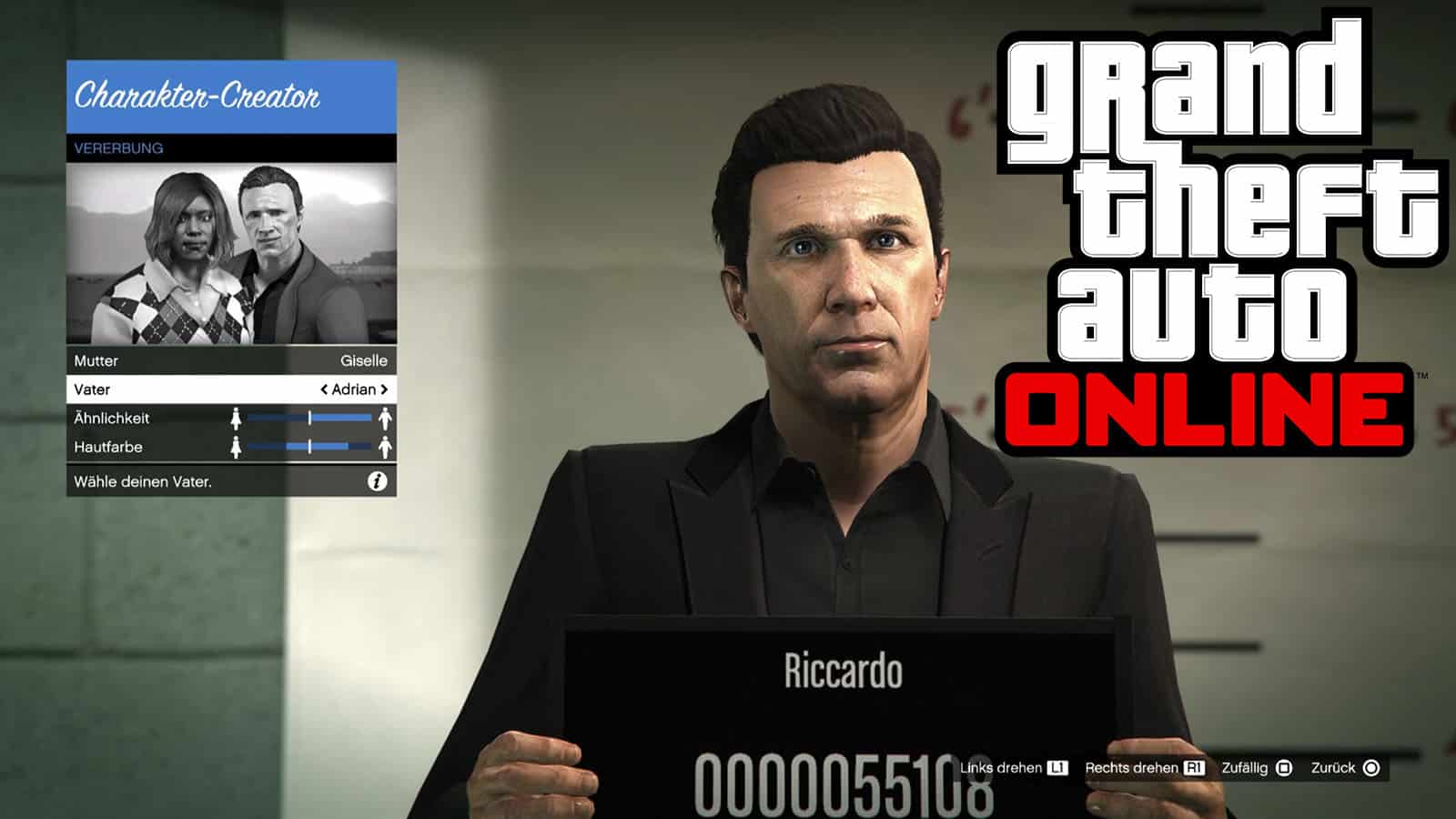 Character creation in GTA ONline