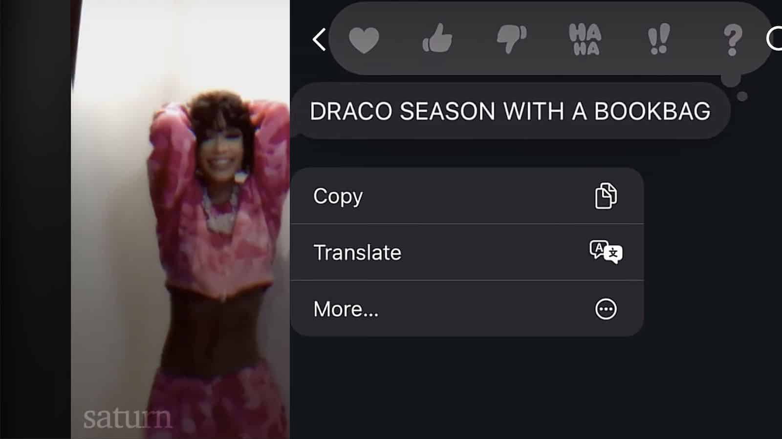 “Draco Season With the Bookbag viral trend on TikTok