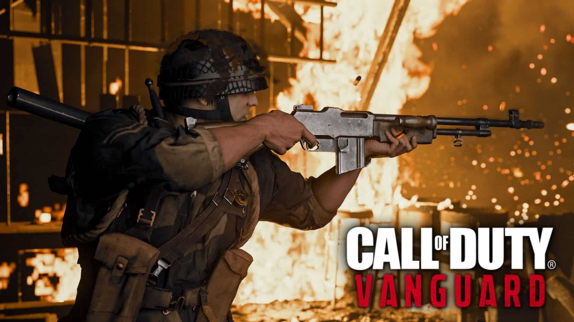 cod vanguard operator aiming gun