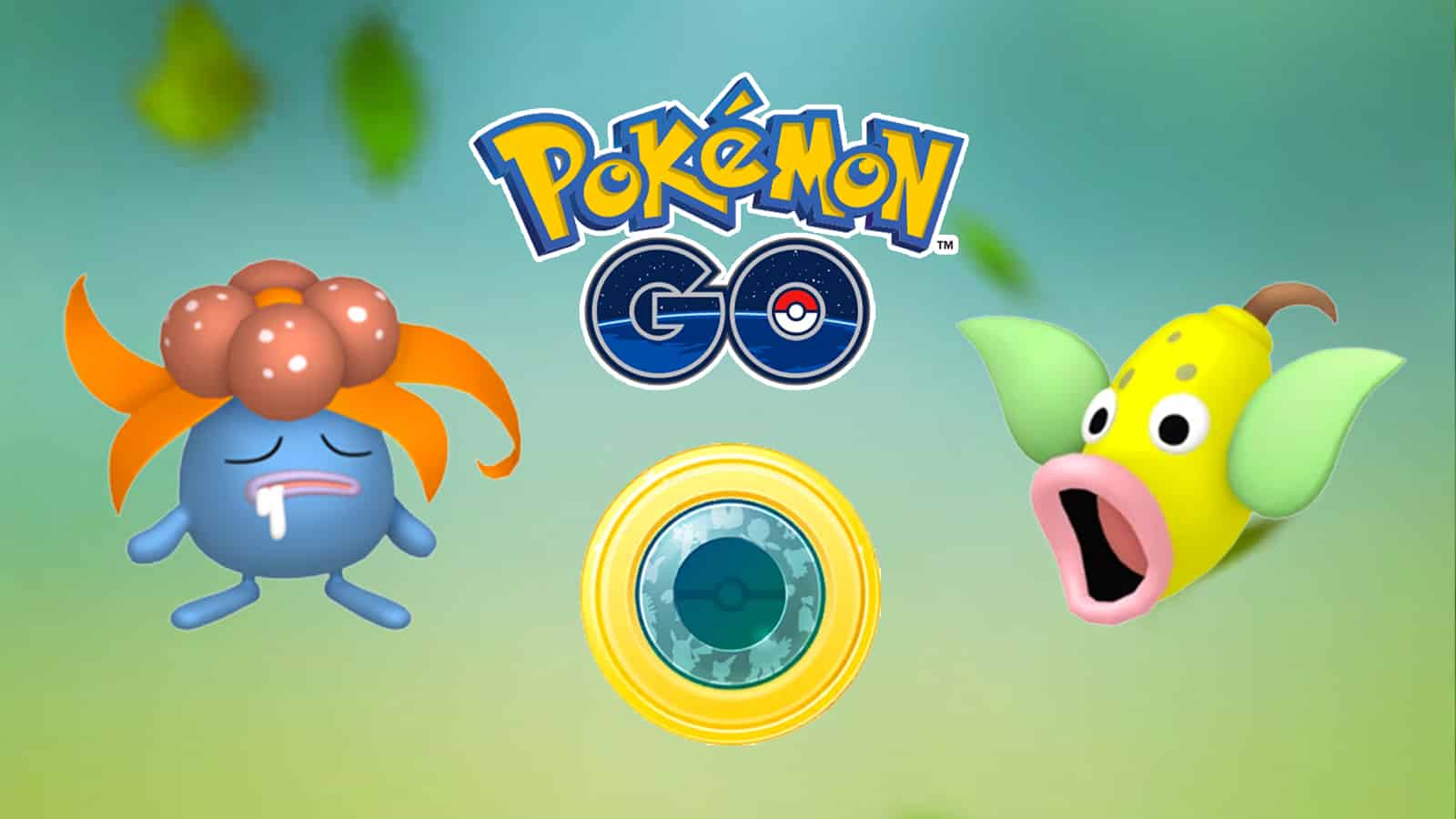 Gloom and Weepinbell in the Pokemon Go Sustainability Week Collection Challenge