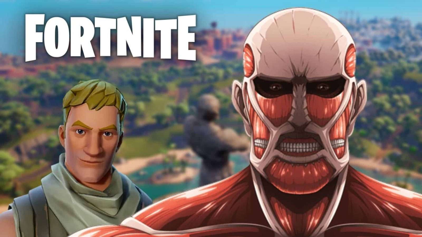 jonesy from fortnite and colossal titan from aot