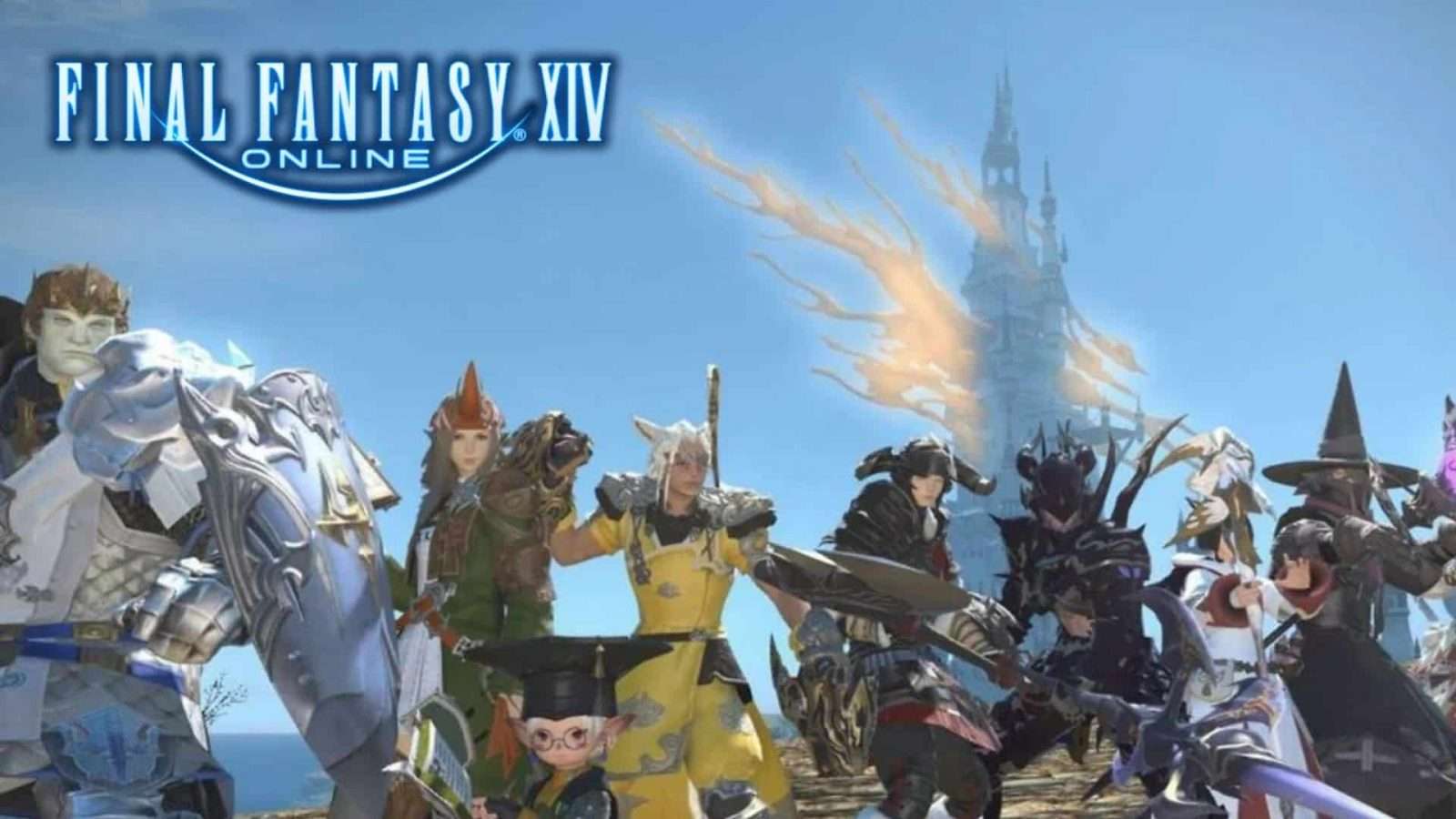 cast of characters together in final fantasy 14
