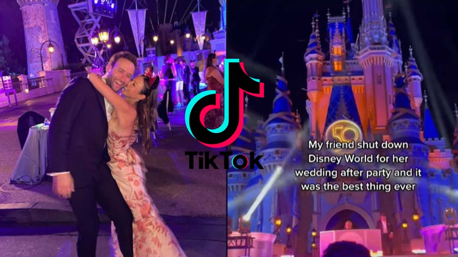 Disney World TikTok wedding