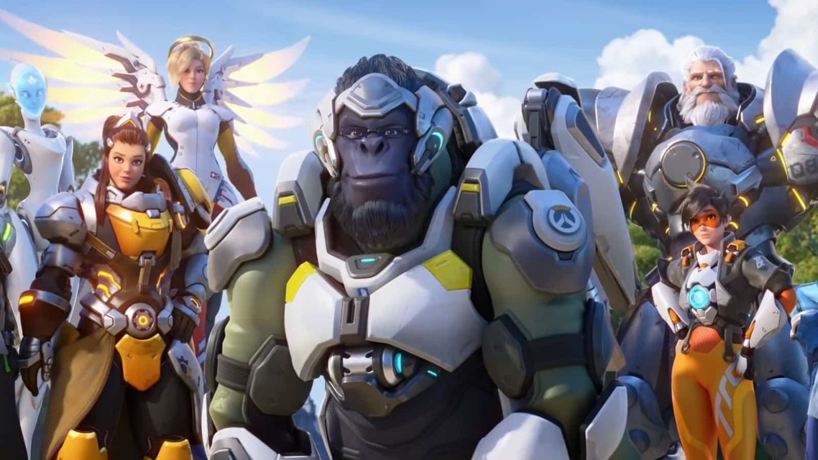 Winston with Overwatch gang