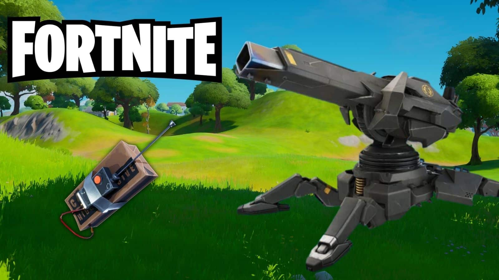fortnite turret siege cannon with remote explosive thumbnail