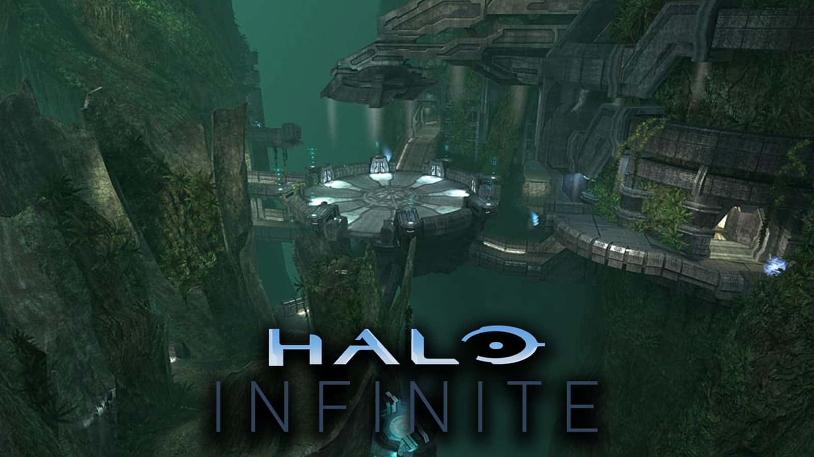 Halo map Guardian with Halo Infinite logo