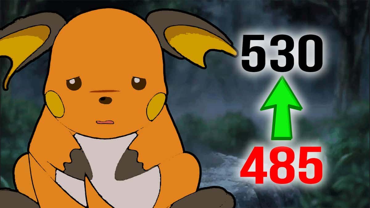 pokemon raichu stats buff