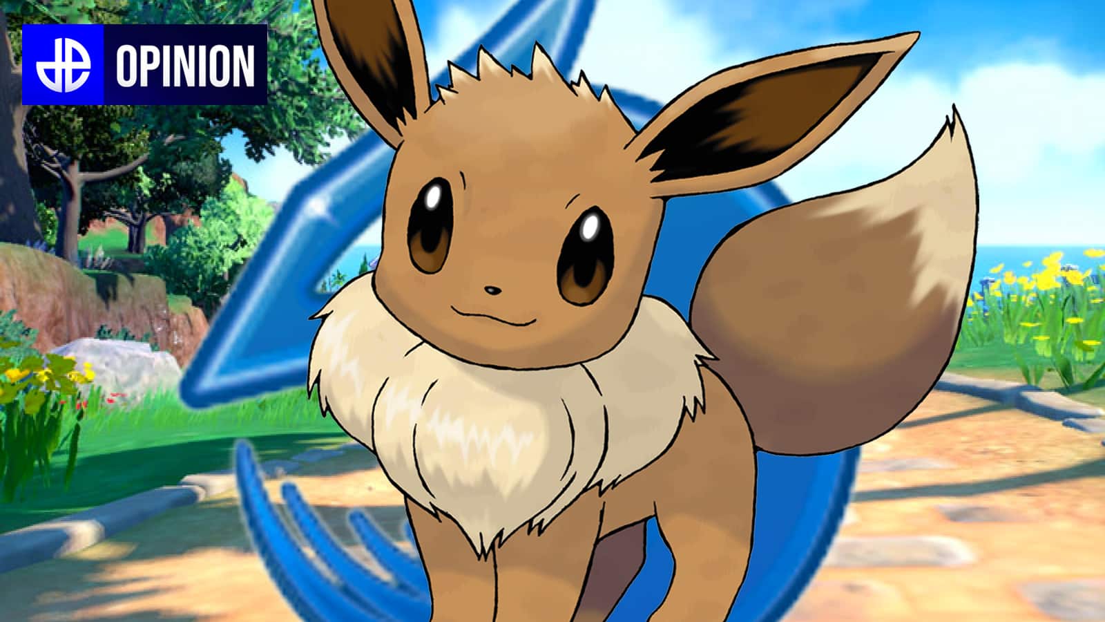 A new Eeveelution appearing in Pokemon Scarlet and Violet background