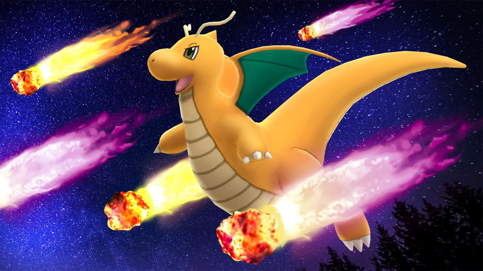 Dragonite appearing with its best moveset in pokemon go
