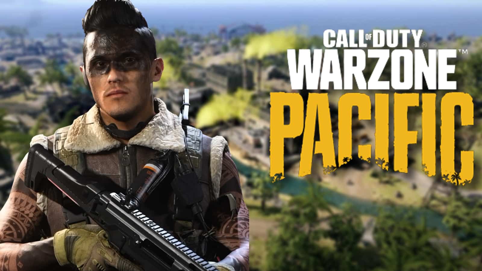 Operator on the cover of Warzone Pacific