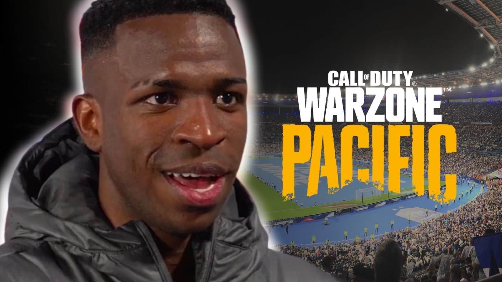 vinicius jr from real madrid playing warzone
