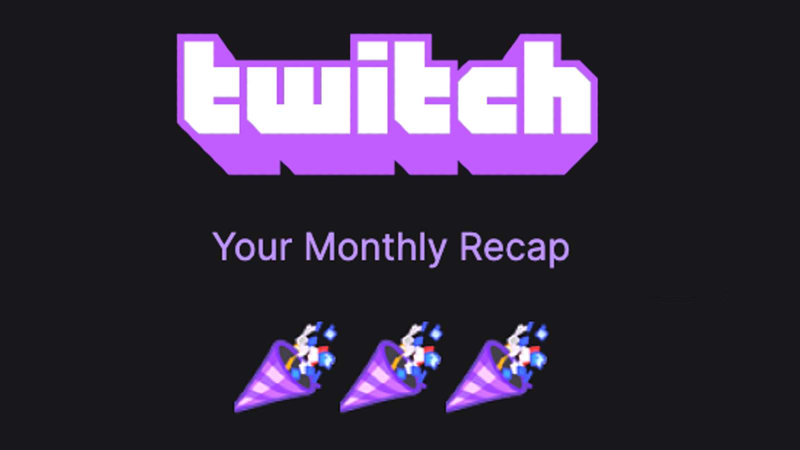 Twitch Monthly recap feature