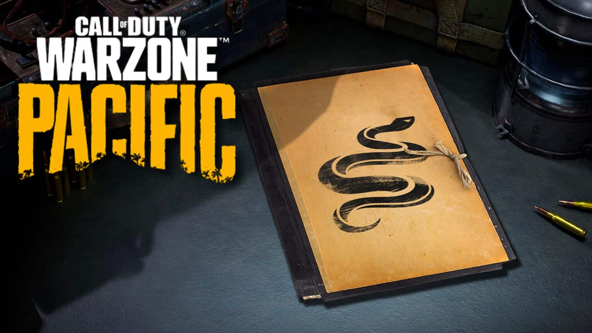 Serpentine perk book in Warzone with battle royale logo