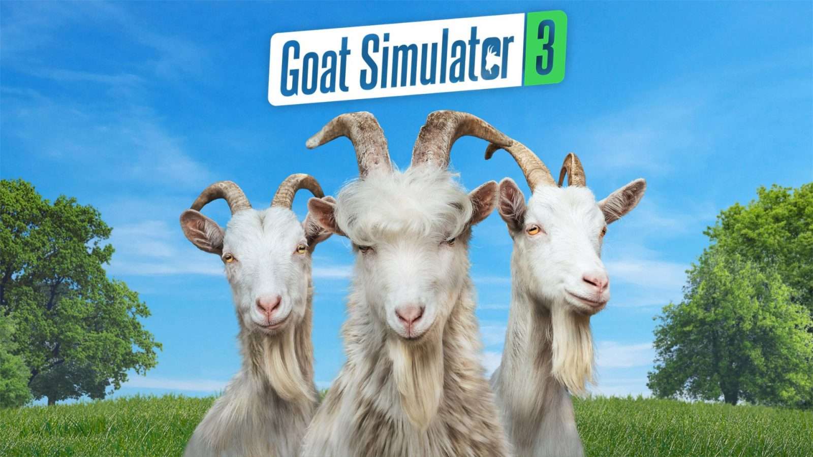 goats on official goat simulator 3 cover art