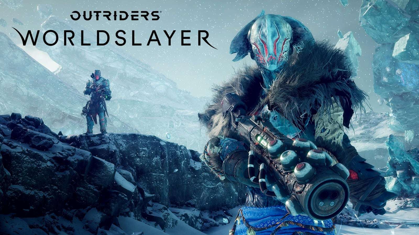 Outriders Worldslayer characters in snow